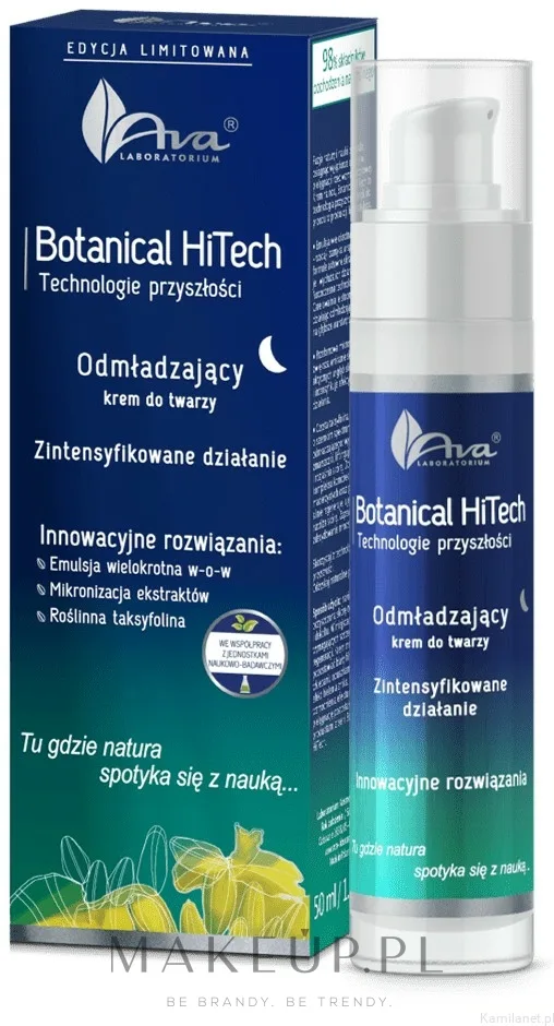 Крем для лица AVA Laboratorium Botanical HiTech ночной 50 мл