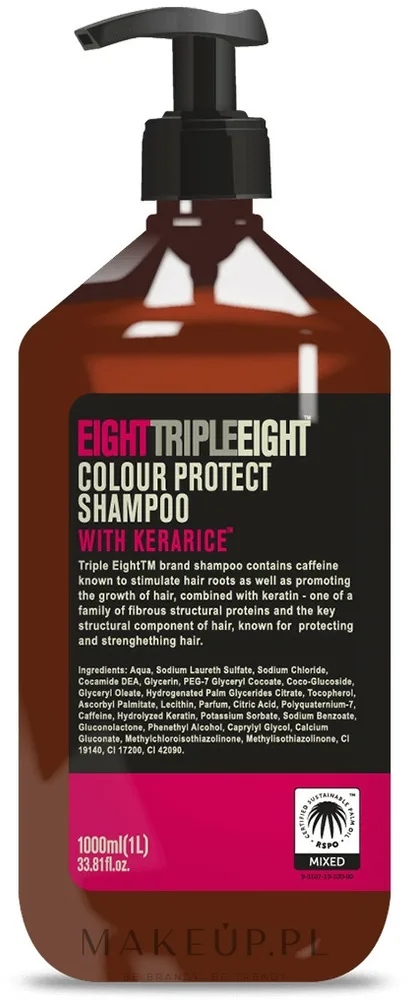Шампунь EightTripleEight Colour Protect с комплексом Kerarice 1000 мл