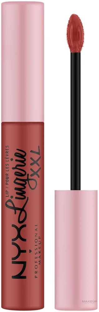 NYX Professional Makeup Matowa pomadka w płynie do ust - Жидкая помада для губ NYX Lip Lingerie XXL матовая, оттенок 07 - Warm Up