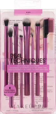 Набор кистей для глаз Real Techniques Everyday Eye Essentials 8-Piece Eyeshadow Brush Set