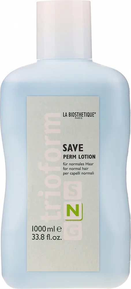 Лосьон для волос La Biosthetique TrioForm Save N щадящая завивка нормальных волос 1000 мл
