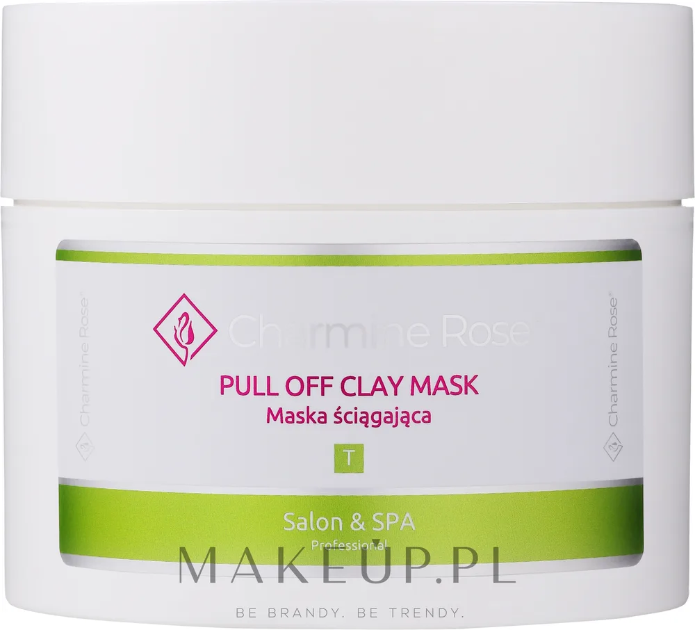 Charmine Rose Pull Off Clay Mask — стягивающая очищающая маска для лица с белой глиной, 150 мл