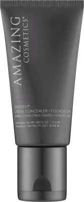 Тональное средство и консилер Amazing Cosmetics Smooth Creme Concealer Foundation Duo кремовый 2 в 1, 30 мл