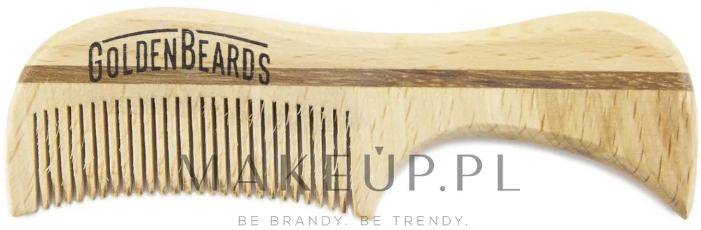 Деревянная расчёска для усов Golden Beards Eco Comb 7.5 см