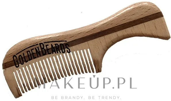 Деревянная расчёска для бороды Golden Beards Eco Comb 9.5 см
