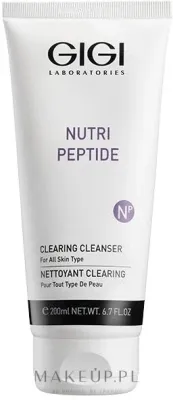 Очищающий гель для лица с пептидами Gigi Nutri-Peptide Clearing Cleanser, 200 мл, Израиль