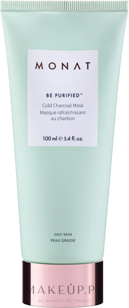 Monat Be Purified Cold Charcoal Mask — охлаждающая очищающая маска для лица с активированным углём, 100 мл