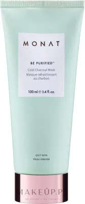 Monat Be Purified Cold Charcoal Mask — охлаждающая очищающая маска для лица с активированным углём, 100 мл