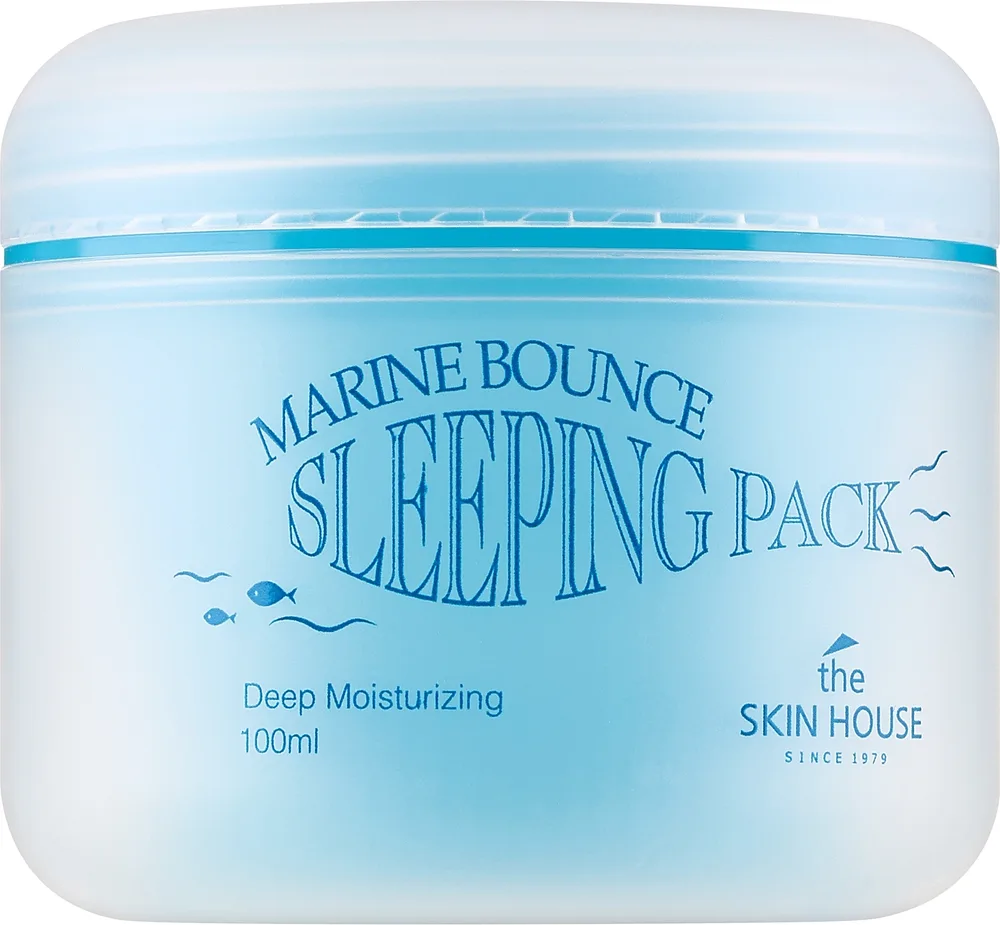 The Skin House Marine Bounce Sleeping Pack — глубоко увлажняющая ночная маска для лица, 100 мл