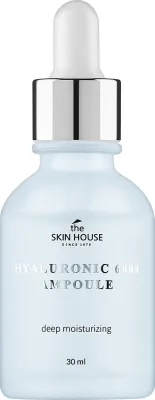 Сыворотка для лица The Skin House Hyaluronic 6000 Ampoule глубоко увлажняющая с гиалуроновой кислотой и коллагеном 30 мл