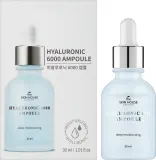 Сыворотка для лица The Skin House Hyaluronic 6000 Ampoule глубоко увлажняющая с гиалуроновой кислотой и коллагеном 30 мл — фото 2