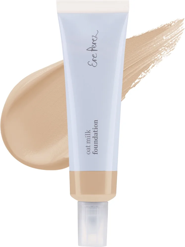 Тональный флюид Ere Perez Oat Milk Foundation увлажняющий с овсяным молочком, 30 мл, оттенок Nougat