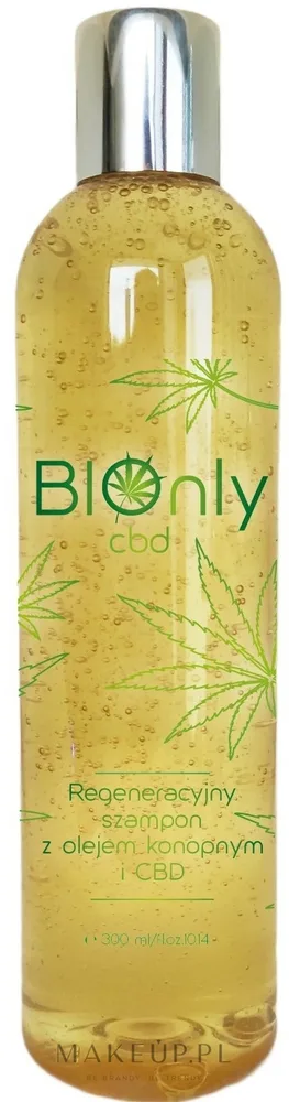 Регенерирующий шампунь BIOnly с конопляным маслом и CBD 300 мл