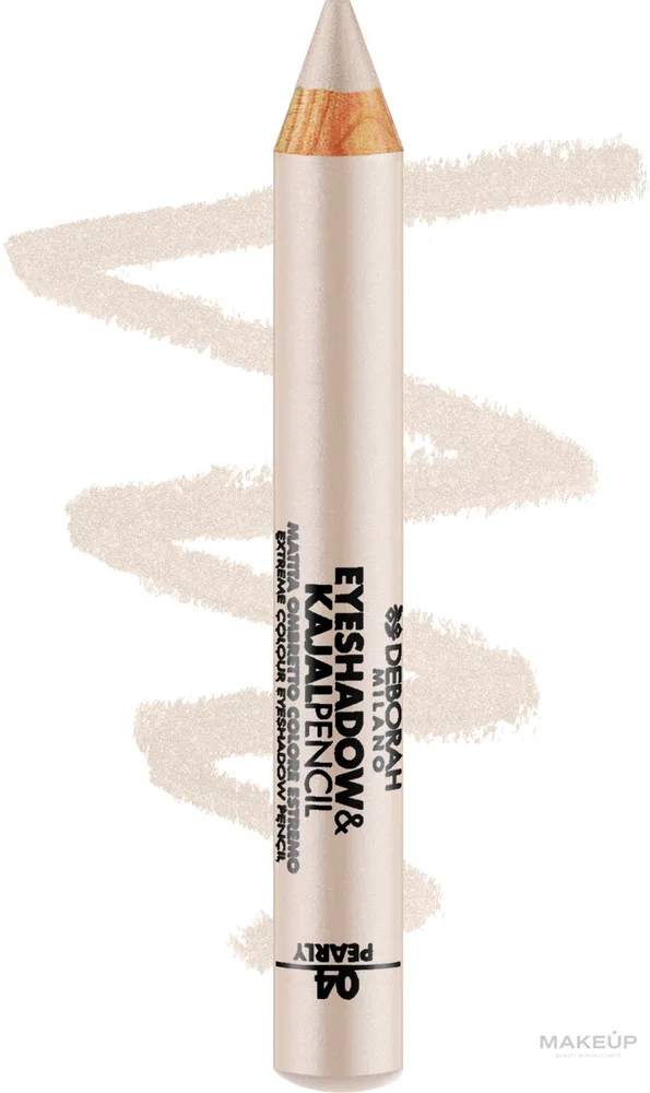 Тени для век Deborah Milano Eyeshadow & Kajal Pencil, оттенок 04 - Butter Finish Pearly