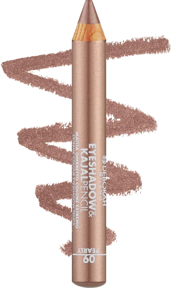 Тени для век Deborah Milano Eyeshadow & Kajal Pencil, оттенок 09 - Gold Finish Pearly