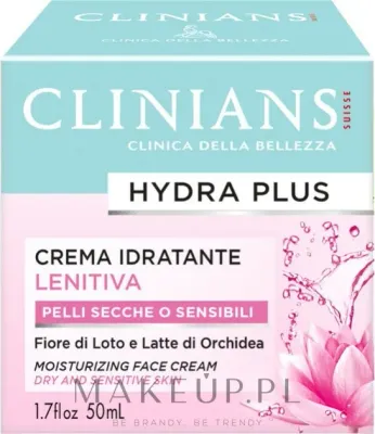 Крем для лица Clinians Hydra Plus увлажняющий для сухой кожи 50 мл