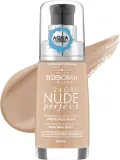 Тональный флюид Deborah 24Ore Nude Perfect Aqua System Foundation стойкий SPF 20, 30 мл, оттенок 3.2 — фото 1