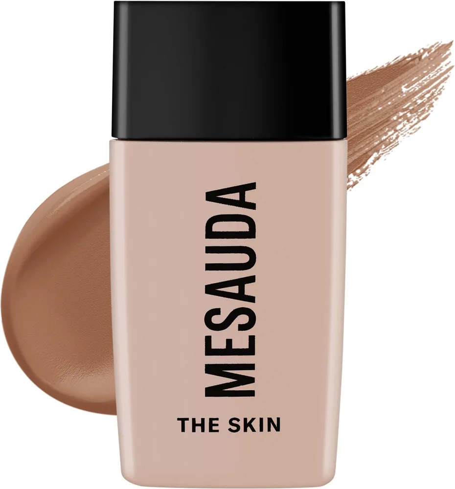 Тональный флюид Mesauda Milano The Skin Luminous Finish Hydrating Foundation увлажняющий SPF 15, 30 мл, оттенок C60