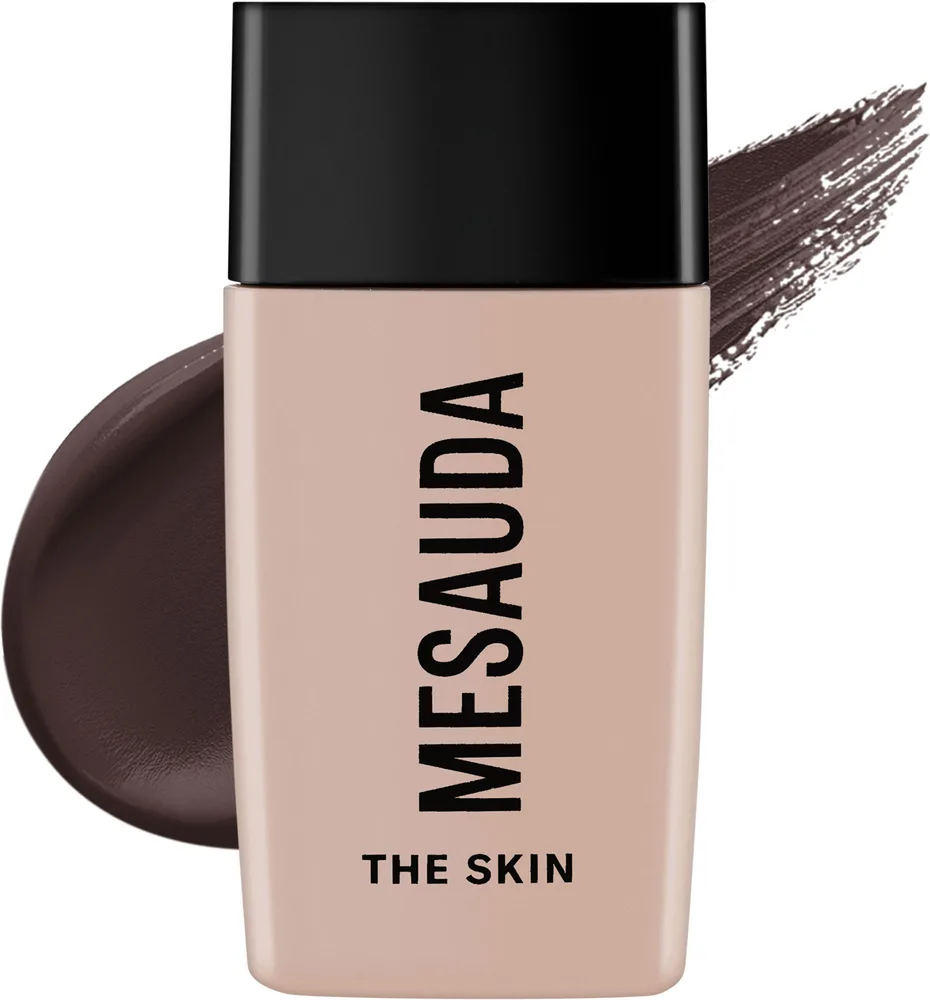 Тональный флюид Mesauda Milano The Skin Luminous Finish Hydrating Foundation увлажняющий SPF 15, 30 мл, оттенок W90