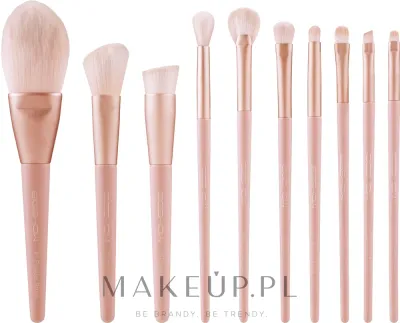 Набор кистей для макияжа Eigshow Beauty Morandi Series Coral Vegan Brush Set 10 шт