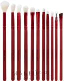 Набор кистей для глаз Eigshow Beauty Jade Series Red Agate Eye Brush Set 11 шт — фото 1