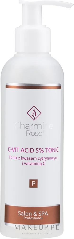 Тоник для лица Charmine Rose C-Vit Acid 5% с витамином C, против пигментации, 500 мл, Польша