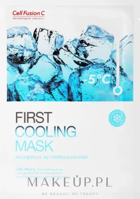 Cell Fusion C First Cooling Mask — охлаждающая гидрогелевая маска для раздражённой кожи, 5 х 27 г