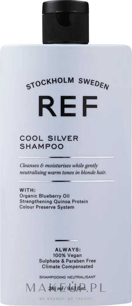 Шампунь REF Cool Silver серебристый против желтизны с фиолетовым пигментом
