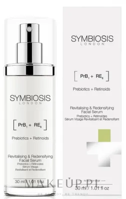 Сыворотка для лица Symbiosis London Revitalising & Redensifying ревитализирующая с пептидами и ретиноидами 30 мл