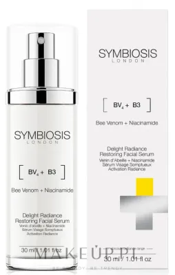 Сыворотка для лица Symbiosis London Delight Radiance Restoring с пчелиным ядом и ниацинамидом 30 мл
