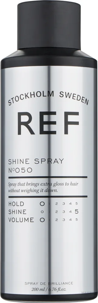 Спрей для блеска волос REF Shine Spray №050, 200 мл, Швеция