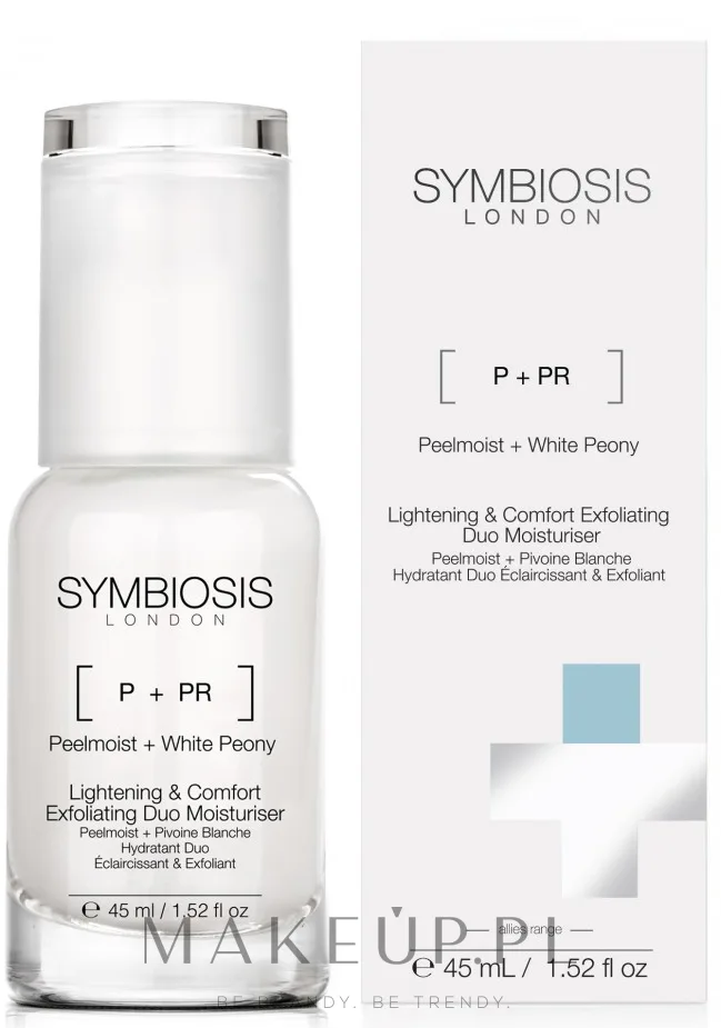 Крем для лица Symbiosis London Lightening & Comfort отшелушивающий 45 мл