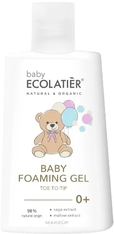 Гель для купания для детей Ecolatier Baby Foaming Gel Tip To Toe, 250 мл