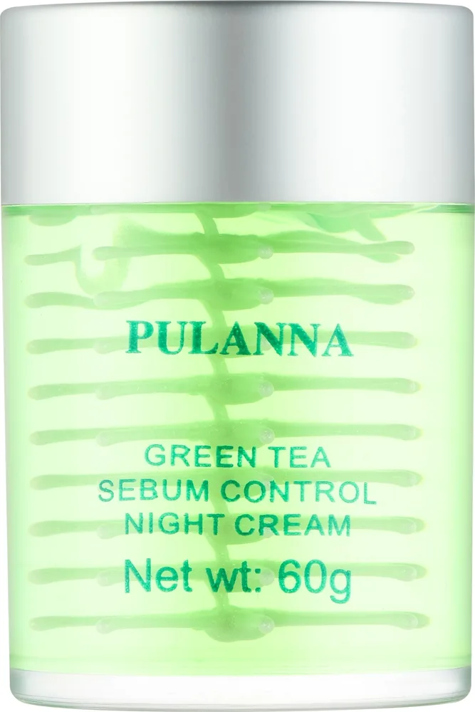 Крем для лица Pulanna Green Tea ночной себорегулирующий 60 г