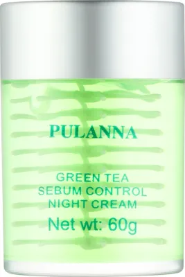 Крем для лица Pulanna Green Tea ночной себорегулирующий 60 г