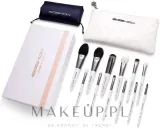 Набор кистей для макияжа Eigshow Beauty Classic Makeup Brush Kit Light Gun Black 12 шт — фото 1
