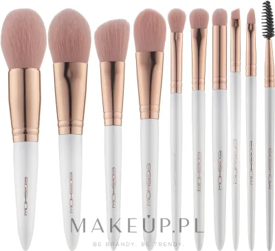 Набор кистей для макияжа Eigshow Beauty Rose Gold Brush Kit 10 шт. из нановолокна