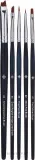 Eigshow Beauty Eigshow Ultra Fine Series All in One Pro Detail Eyeliner Brush Set - Набор кистей для макияжа Eigshow Ultra Fine Series All in One Pro Detail Eyeliner Brush Set, 5 шт — фото 1
