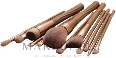 Eigshow Beauty Eigshow Ecopro Series Coffee Makeup Brush Kit - Набор кистей для макияжа Eigshow Ecopro Series Coffee Makeup Brush Kit 12 шт