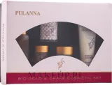 Набор Pulanna Bio-Gold & Grape молочко тоник кремы и гель для глаз с золотом виноградом и женьшенем — фото 1