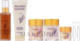 Набор Pulanna Bio-Gold & Grape молочко тоник кремы и гель для глаз с золотом виноградом и женьшенем — фото 2