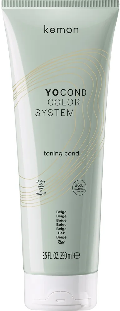 Тонирующий кондиционер для волос оттенок Бежевый Kemon Yo Cond Color System, 250 мл