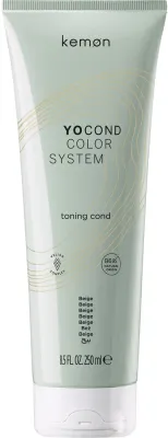 Тонирующий кондиционер для волос оттенок Бежевый Kemon Yo Cond Color System, 250 мл