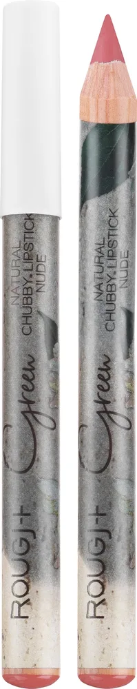 Помада-карандаш для губ Rougj+ Green Natural Chubby, оттенок Nude