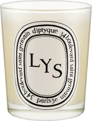 Diptyque LYS / Ароматическая свеча из соевого воска, лилия и зелёные листья, 190 г