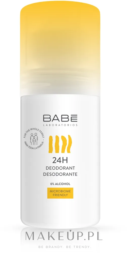 Дезодорант шариковый Babe Laboratorios Sensitive Roll-On Deodorant с пребиотиком, 24 часа защиты, 50 мл