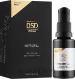 Крем для кожи вокруг глаз Simone DSD De Luxe Matrixfill Anti-wrinkle Eye Cream увлажняющий, с пептидным комплексом и маслом арганы, 20 мл — фото 2