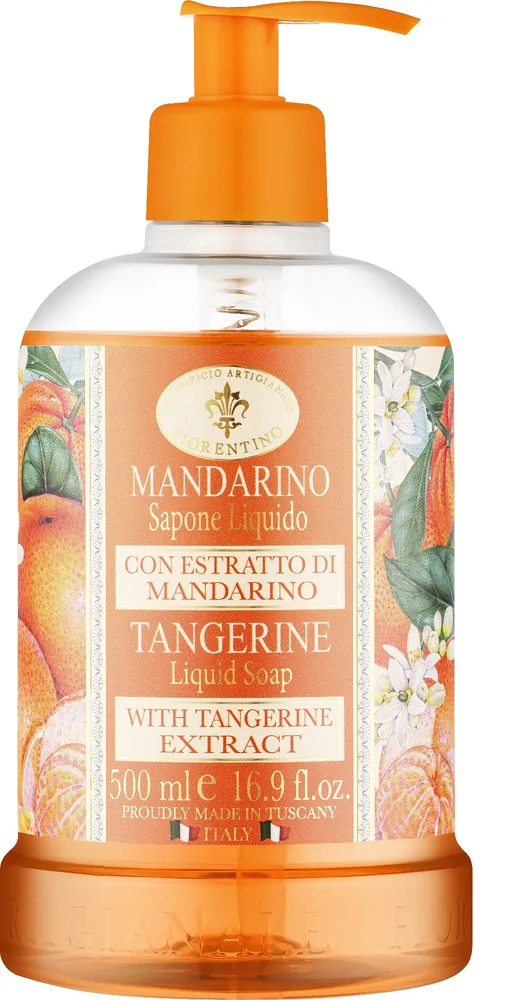 Жидкое мыло Saponificio Artigianale Fiorentino Mandarino мандарин, 500 мл