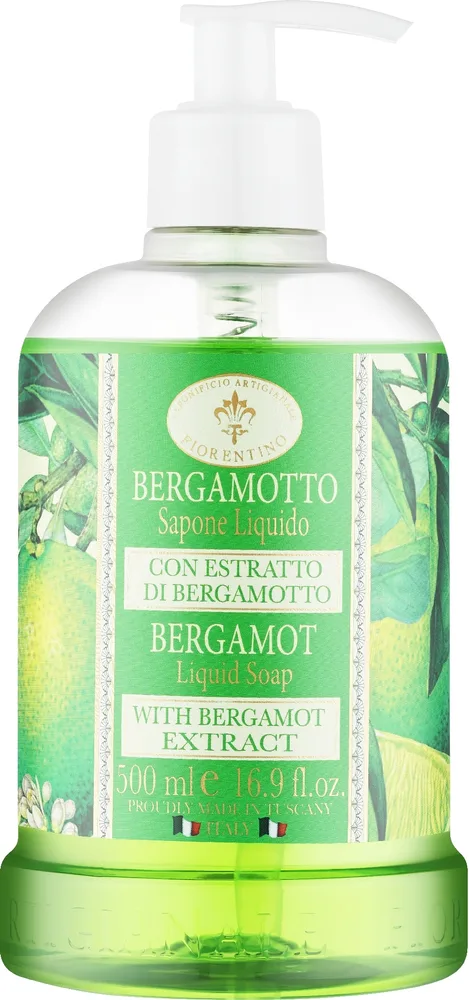 Жидкое мыло Saponificio Artigianale Fiorentino Bergamotto бергамот, 500 мл