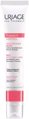Крем для лица Uriage Tolederm Control Rich успокаивающий для чувствительной кожи 40 мл